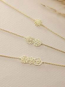 定制生日花手链，2-5朵生日花定制手链，送给妈妈的家庭手链，个性化珠宝礼物，母亲节礼物，妈妈项链，送给妈妈的有意义的礼物，个性化名字珠宝，黑色，银色，金色，时尚，彩色，复古，简约，男女皆宜，休闲，可爱，定制，个性化，独特，送给他的理想礼物，送给她的理想礼物，送给她，男朋友，女朋友，爸爸，妈妈，家人，朋友，周年纪念日，生日，毕业典礼，舞会，派对，定制时尚手链，银色时尚，旅行收纳包 - 彩色 - 查看 13