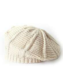 1 件女士粗纱纯色休闲贝雷帽及百搭秋季配饰 - 彩色 - 查看 20