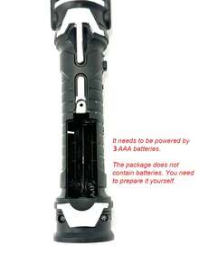 1 pieza/Set Espada láser retráctil, juguete de alivio de estrés con palo luminoso intermitente 2 en 1 (baterías no incluidas). El color del producto se distribuirá al azar y el color de algunas partes del producto puede variar. Juguete interactivo para niños, regalo de cumpleaños, recuerdo de fiesta - Multicolor - Ver 12