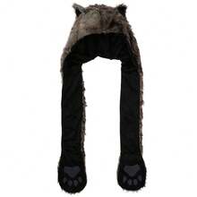 3-In-1 Multi-Functional Animal Hat, Scarf, & Mitten Combo
