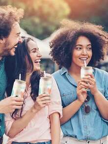 2pcs,16OZ Frosted/Clear Glass Cup Tumblers With Bamboo Lid Sublimate Tumbler Blanks DIY For Iced Coffee Cups