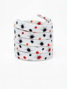 Halloween Personalized Sports Sneakers Decorative Shoelaces, Fashion Halloween Decorative Shoe Accessories Polyester Woven Flat Shoelaces. - Multicolor - View 22