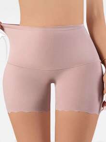 Culottes taille haute sans couture avec contrôle du ventre pour femmes, sous-vêtements amincissants, shorts anti-frottements