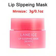 Laneige Máscara labial tamanho viagem: nutre, hidrata, vitamina C, manteiga de murumuru e karité, antioxidantes, lábios escamosos e secos 3g/0,10oz Laneige Lip Balm Makeup