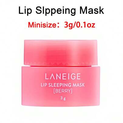 Laneige ​​Travel-Size Lip Sleeping Mask: Nourish, Hydrate, Vitamin C, Murumuru & Shea Butter, Antioxidants, Flaky, Dry Lips 3g/0.10oz Laneige Lip Balm Makeup