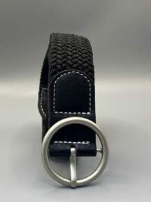 ‌2025 New Stylish Canvas Braided Belt‌ – ‌Adjustable Elastic Waistband‌ | ‌Unisex Black/Beige/Grey‌ | ‌Summer Travel Essential‌ | ‌Jeans & Skirts Accessory‌ | ‌Ins-Worthy Outfits/Gift Summer, School