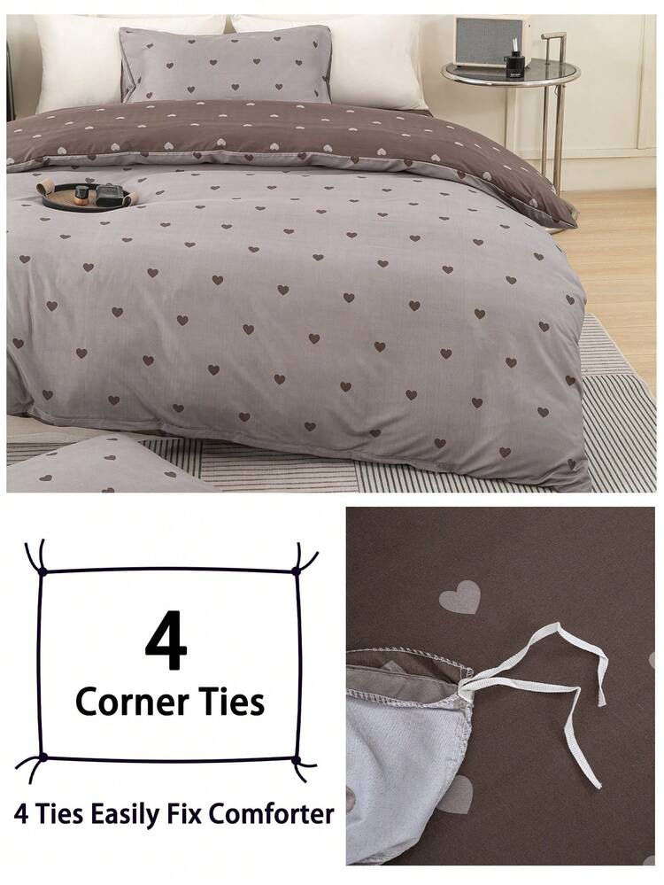 Sedefen Set di biancheria da letto 155 x 220 cm, 2 pezzi, rosa