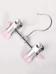 10 Stücke/Set Baby Kleiderbügel - 360° drehbare Silikonclips Kinderhosen/Hosen Bügel, platzsparender Kleiderorganizer für Babys, hochwertige Edelstahl, geeignet für Neugeborene und Kinder, Farbe zufällig - Verschiedenfarbig - Übersicht 11