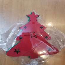 12 piezas Alfombrilla de almacenamiento de fieltro con forma de árbol de Navidad, de 7.99*6.65 pulgadas, tema navideño clásico, talla grande atmosférico en otoño, adecuado para la cena de Navidad, alfombrilla gruesa para cuchillo y tenedor, sin cuchillo ni vajilla, decoración de mesa, fiesta, fiesta, regalo para novio y novia, decoraciones de fiesta de cumpleaños, artículos de fiesta, pequeños regalos Navidad, decoraciones navideñas, pijamas navideños, regalos de Navidad, decoración navideña