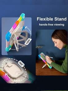 Colorblock Handheld Rotating Shockproof Protective Case With Shoulder Strap For Apple IPad Mini 7, IPad Mini 6, IPad 6th (9.7-Inch), IPad Pro 9.7 (2016), IPad 5th (9.7-Inch), IPad 10.2 7th Gen 2019, IPad 8th (10.2-Inch), IPad 9th Gen (10.2-Inch), IPad 11(A16 2025), IPad 10th (10.9-Inch), IPad Air 4th (10.9-Inch), IPad Air 5th Gen 2022, IPad Air 11-In.(M2)-2024, IPad Air 11(M3 2025)