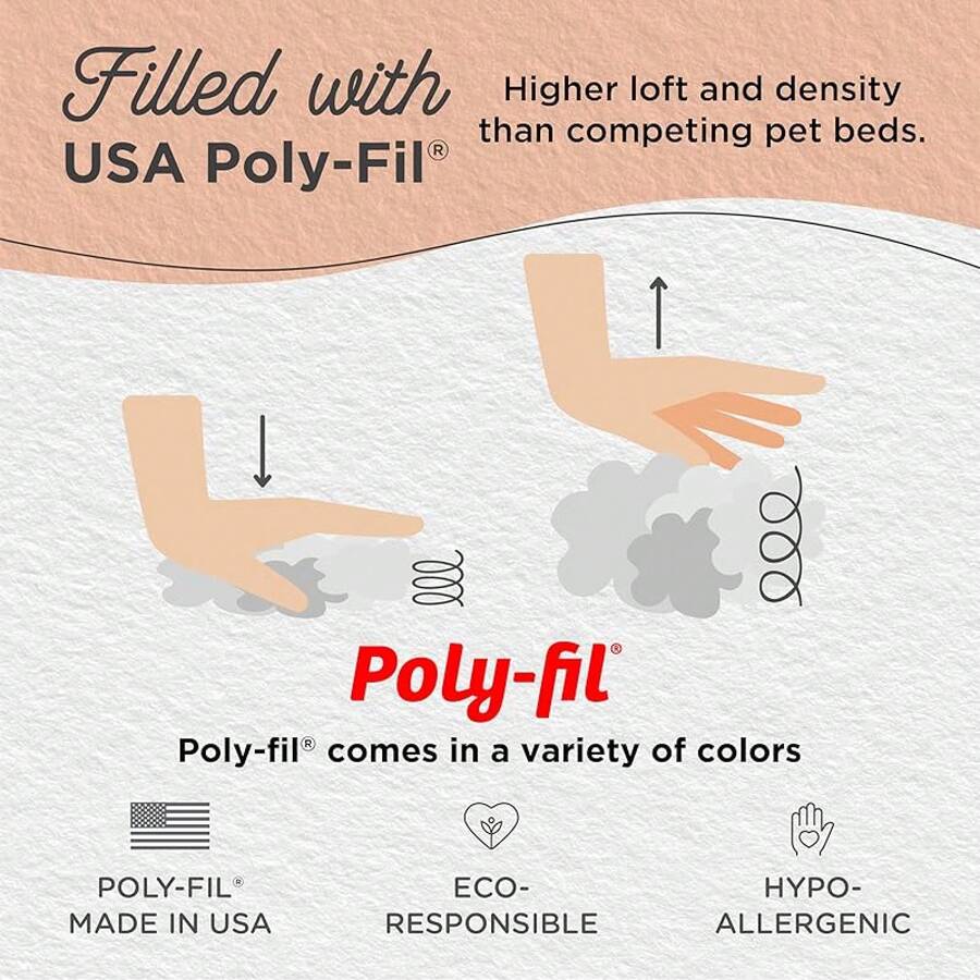 Best Friends By Sheri Original Calming Donut Dog And Cat Bed, Shag Faux Fur, Lavender, (36in X 36in) - Anxiety Relief For Pets Up To 100 Lbs - Cotton Candy Shag - Xem 1