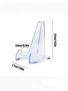 5/10/20 件透明卡片展示架（亚克力）、迷你运动卡夹、运动卡夹、分级卡片展示架、派对、婚礼、节日卡夹、编号卡夹、毕业招待会餐厅家居中心装饰品 - 無色 - 查看 9