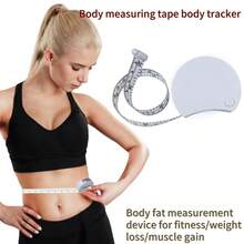 UNIQUEFORYOU 60 Inch/150cm Retractable Soft Dual Scale Measuring Tape With Lock Button For Weight Loss, Sewing, Tailoring And Body Measurement