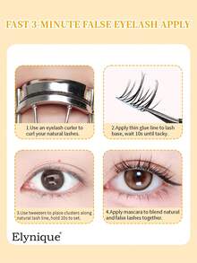 100 Pcs C Curl Wispy Lash Clusters Natural Looking DIY Lashes, Natural Eye Lash Clusters Manga Cluster Eyelash Extensions DIY Cluster Lashes Individual Lash Anime Lashes Clusters Transparent Band False Eyelashes Makeup Lash Clusters,Eye Lash Clusters,Individual Eyelashes,Lashes,Fake Lashes