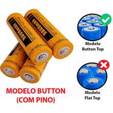 PlayShop Electronics Kit 4 Rechargeable Batteries Li-Ion 18650 9800mAh 3.7v - 4.2v Flashlight, Radio, Screwdriver, Tool - Yellow - View 3