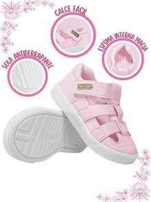 Little toe Kids Sneakers - Màu hồng gỉ - Xem 2