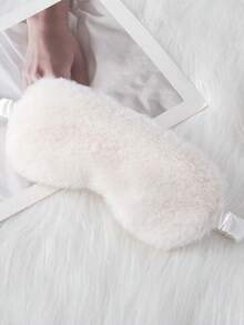 Maschera per gli occhi in colore unito e in morbido pile, comoda copertura per gli occhi per casa, riposo, viaggio, lavoro, maschera per il sonno che blocca la luce, adatta per autunno/inverno, scuola, ritorno a scuola, viaggio, elementi essenziali per il viaggio, elementi essenziali per la casa, maschera per gli occhi, maschera per il sonno