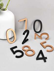 5厘米3D自粘电子邮件号码，现代门牌号，外部地址号码，门牌号，办公室，酒店房间，公寓，免费混合数字0-9