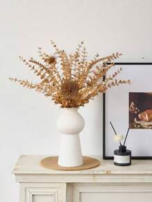 10 Stücke/2 Stücke Künstliche Eukalyptus-Zweige in Gold für Boho-Heimdekoration in Küche, Esszimmer, Garten, Tischläufer für Hochzeiten, Feiern, Jahrestage, Thanksgiving, Weihnachten, Geschenke