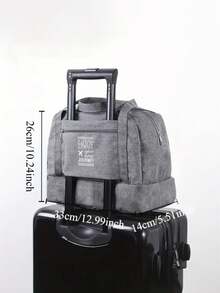 新款时尚户外折叠旅行行李收纳袋，大容量便携式收纳袋（可挂在行李箱手柄上），多功能收纳盒配件。 - 彩色 - 查看 9