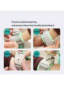 儿童防走失牵引绳亲子户外购物旅行锁扣保护手环宝宝带外出散步超市逛街公园玩耍妈妈们都放心 - 彩色 - 查看 3