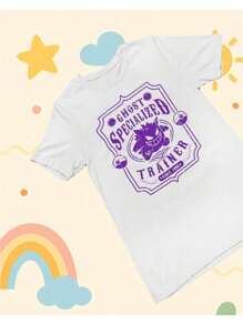 Colorful Casual Short Sleeve Simple Kids T-Shirt For Boys Anime Print