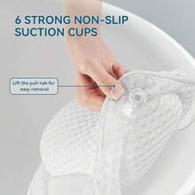 Ergonomic Luxury Bathtub Pillow With Head, Neck, Shoulder And Back Support, Bathtub Pillow Suitable For All Bathtub - White - View 5
