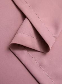 1 件纯色现代人造丝遮光窗帘，杆袋设计，适用于客厅和卧室 - 透明滤光窗帘，客厅窗帘，卧室窗帘