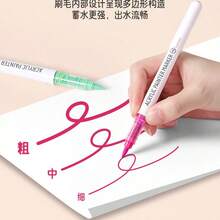 9/81/126 Colors Straight Liquid Acrylic Marker Pen Students Drawing Painting Graffiti Colour Pen Art Felt Pens Art Watercolor Pen