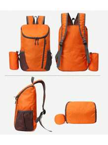 1 Stück tragbarer multifunktionaler Sportrucksack, faltbarer leichter wasserdichter Nylonaufbewahrungsbeutel für Männer Outdoor Camping Wandern Reisen