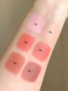 Little Ondine 4g/0.14oz Multi-Purpose Makeup Stick E02, Lightweight & Hydrating, Brightening & Natural, Long-Lasting, Easy To Apply, Portable, Can Be Used As Blush, Eyeshadow, Lipstick To Create A Fresh Makeup Look