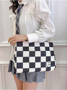 韩版格子 iPad 内胆包，13/14 英寸笔记本电脑包，10/11 英寸平板电脑内胆包，单肩包和斜挎包 - 彩色 - 查看 5