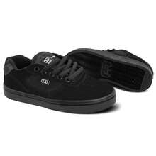 Hocks Flat Lite Black Reflective Unisex Sneakers | Black - Black - View 3