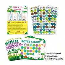 4pcs Children's Toilet Training Reward Stickers, Boy And Girl Toilet Habit Formation Training Stickers, Ideal Toilet Teaching Stickers - To Exercise Autonomy - Multicolor - View 7