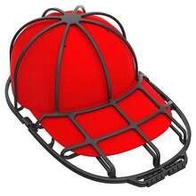 Set di sacchetti a rete rimovibili e lavabili per il lavaggio dei cappelli, strumento per la lavanderia per evitare la deformazione dei cappelli, per uso domestico