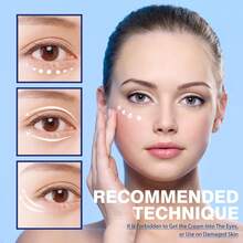 JAYSUING Active Eye Cream Reduces Fine Lines, Eye Bags, Dark Circles, Moisturizes And Tightens The Skin Around The Eyes, Anti Wrinkle Eye Cream - 白色 - 查看 4