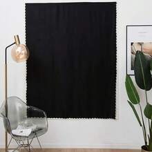 1 件 100% 遮光窗帘，适用于卧室，自粘式临时窗帘易于安装，适用于厨房、窗户 - 黑色 - 查看 4