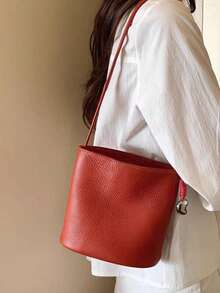 Women Shoulder Bags - 紅色 - 查看 9