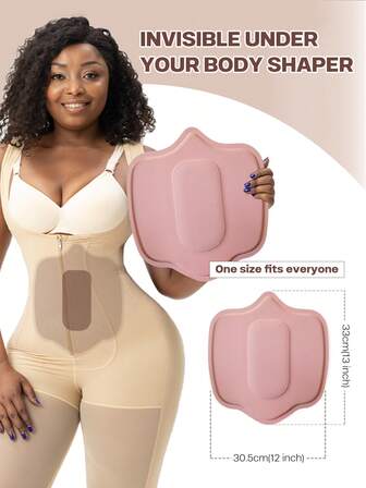 larrycard 1pc Pink Shaping Foam Flat Abdomen Waist Slimming Compression Abdominal Board