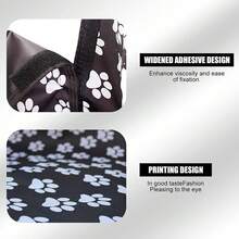 Waterproof Pet Car Seat Cover, Paw Print Design, Washable Dog Seat Pad, Oxford Cloth Seat Cover, Trunk Protector, Suitable For Car, Trunk, Vehicle, Dog Supplies - Multicolor - View 4