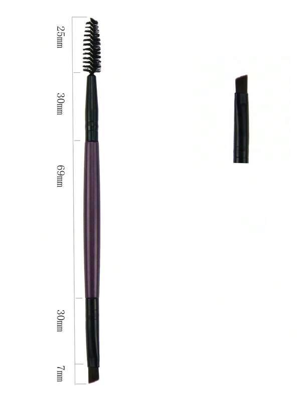 2pcs Double Head Eyebrow Brush Set,Makeup Tools With Soft Fiber For Easy Carrying,Brush For Travel
