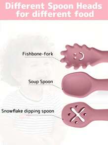 3件套个性化定制硅胶婴儿勺纯色餐具，适合儿童，可定制婴儿辅食配件，适合婴儿派对、家庭装饰、礼物、冬日礼物、返校礼物、冬季礼物创意、男孩女孩情人节礼物，多功能、装饰性、字母、时尚、现代、多彩、可爱、萌、休闲、定制、个性化、独特、定制、儿子、女儿、定制儿童餐具、温馨氛围、儿童、盛大晚会、现代、多彩、可爱