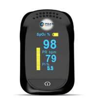 OXÍMETRO DE DEDO PROFESIONAL, OXÍMETRO DE PULSO PARA MEDIR SPO2 Y FRECUENCIA CARDÍACA, PANTALLA LED/ FACIL USO Y PRACTICO PARA EL HOGAR. - Negro - Ver 3