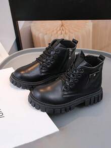 GAN AI Kids Boots - Black - View 4