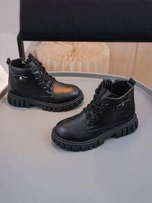 GAN AI Kids Boots - Black - View 3