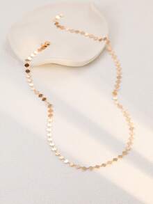 1 件时尚简约方块奢华高端优雅精致创意百搭超长蛇链 Y 形可调节项链，适合女性参加派对、浪漫假期、与朋友约会、时装秀、酒吧、旅行、日常办公室通勤、度假、跳舞、沙滩装 - 方形Y形鏈 - 查看 4