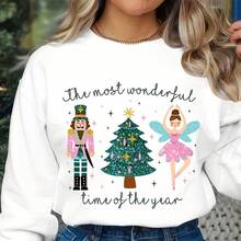 1/2/3pcs Nutcracker & Ballet Christmas Tree Iron-On Patches - Heat Transfer Stickers For DIY Customization On T-Shirts, Shirts, Pillows, Hoodies, Jeans, Backpacks And Canvas Bags - Multicolor - View 5