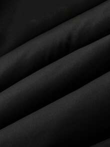 Abrigo corto de algodón con cremallera de metal y cuello alto para mujer, abrigo corto de algodón cálido, adecuado para el invierno. - Negro - Ver 7