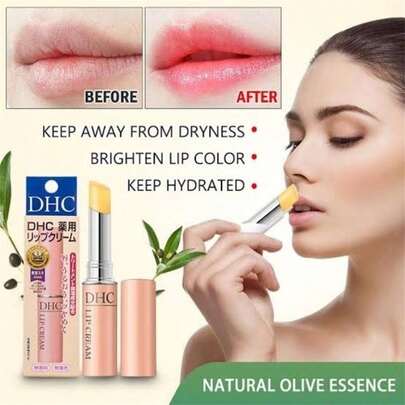  DHC Lip Cream Ultra-Moisturizing, Soothing, Hydrating, Dry, Chapped Lips, Protecting, Fragrance And Colorant Free