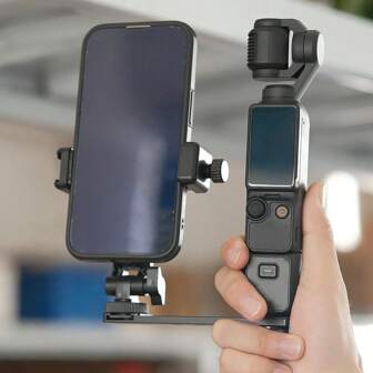 محول ثلاثي القوائم لحامل الهاتف مع فتحة سن 1/4 بوصة للاكسسوارات لجهاز Osmo Pocket 3
